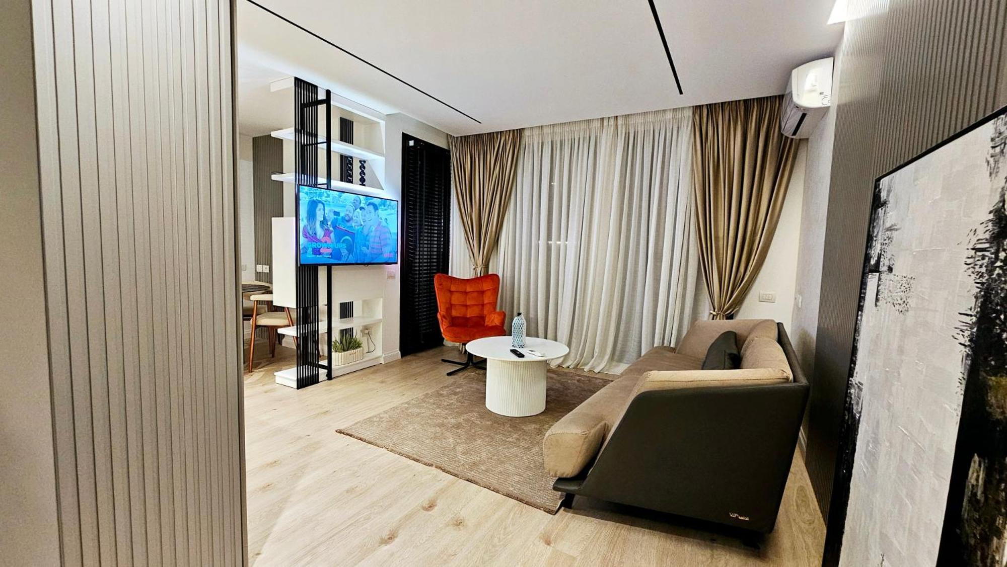 Center Apartment Easy_Luxury Tirana Værelse billede